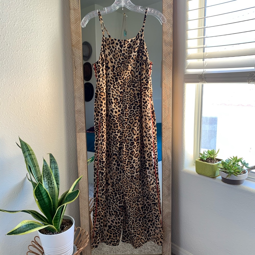 Topshop Leopard Jumpsuit